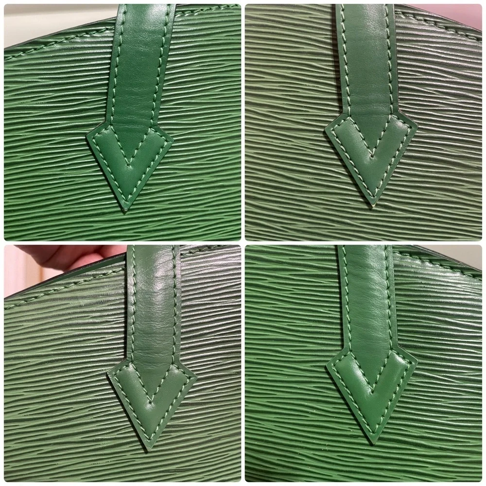 Louis Vuitton Epi Green St Jacques Handbag